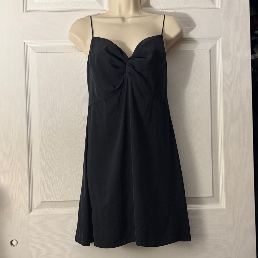 Abercrombie & Fitch Black Ruched Dress